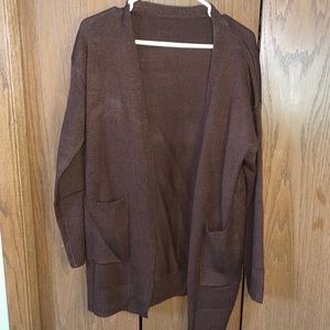 BRAND NEW- Brown soft cardigan